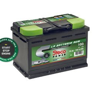 Batterie Stop and Start 12 V 60 Ah 680 A STECO 102